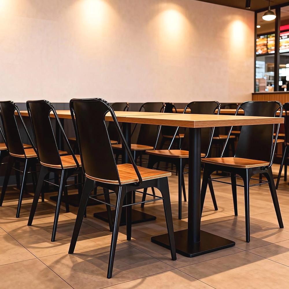 Metal Industrial Dining Restaurant Furniture
